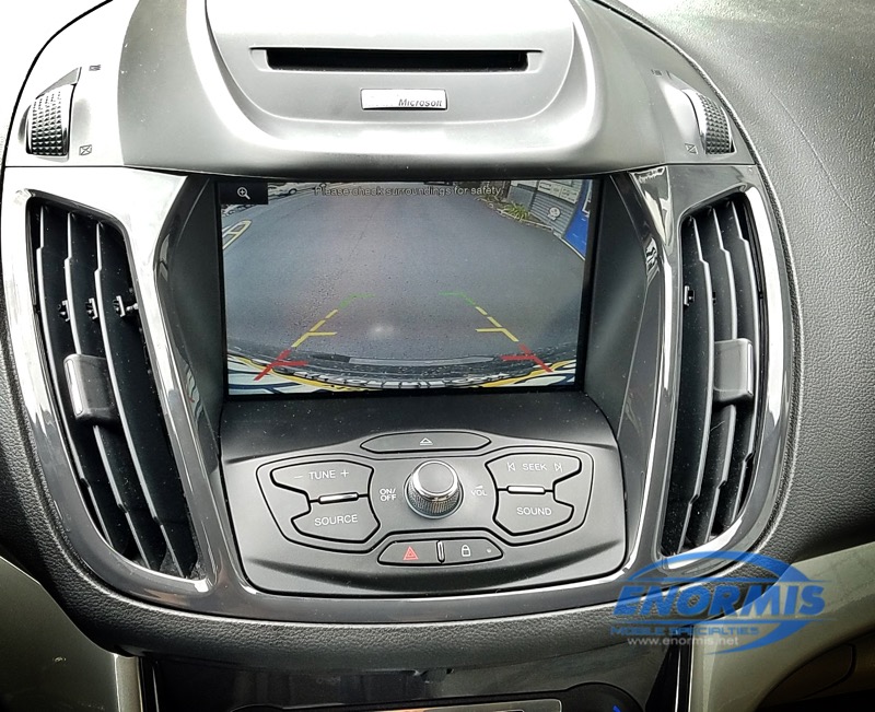 Backup Camera Added to 2013 Ford Escape Fsctory SYNC Touchscreen