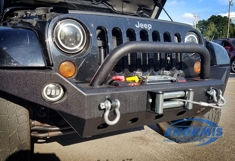 Jeep Wrangler Winch Wiring Customization for Erie Client