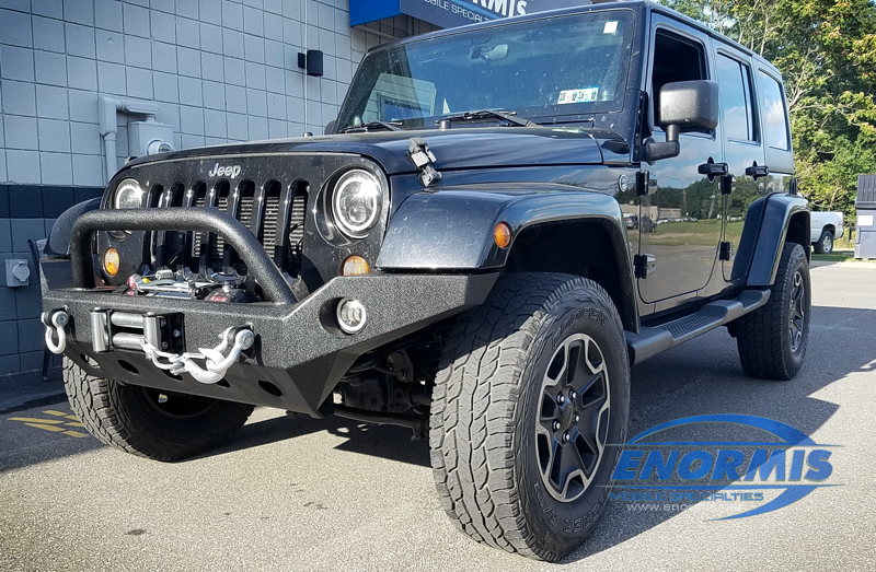 Jeep Wrangler Winch Wiring Customization for Erie Client