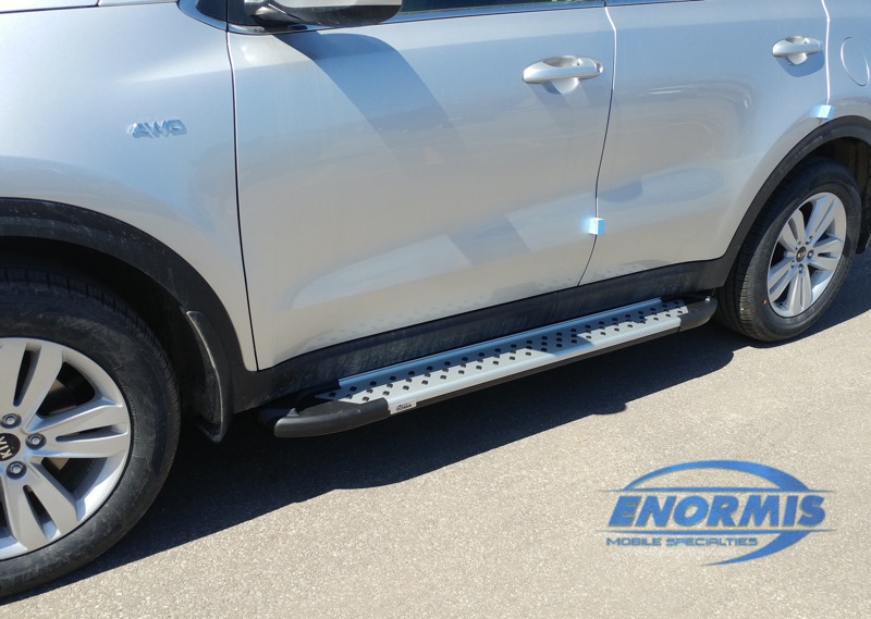 Erie Client Adds the Convenience of Kia Sportage Running Boards