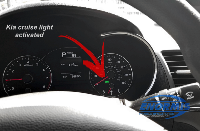 Camden Client Adds Convenience with Kia Forte Cruise Control System
