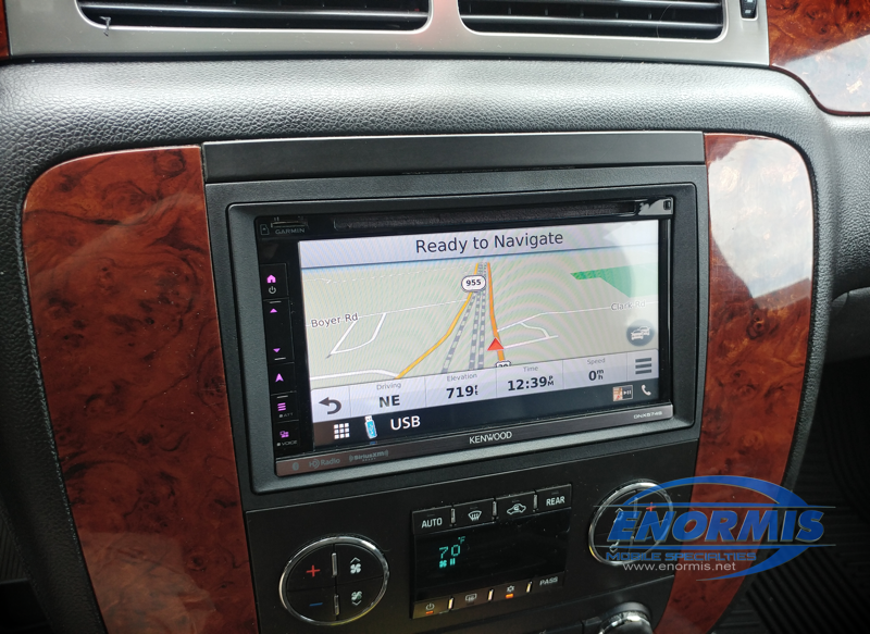 Erie Client upgrades 2012 Chevrolet Tahoe Radio with Kenwood Solution