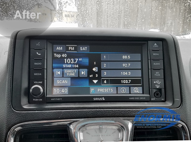 Client Gets 2014 Chrysler Town and Country Factory Radio Repaired