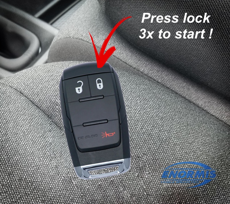 RAM 2500 Remote Start added with Ram Specific Parts