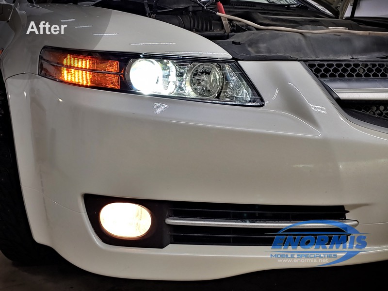 2008 Acura TL Headlamp Wiring Repair and Replacement