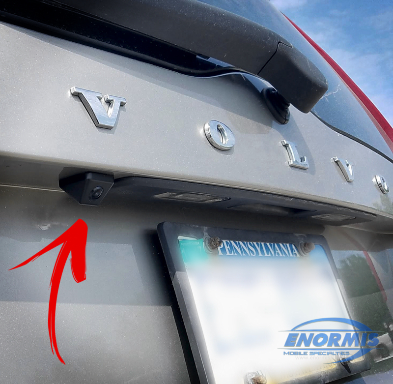 XC70 Backup Camera Added to OEM Screen on a 2012 Volvo Erie, Pa